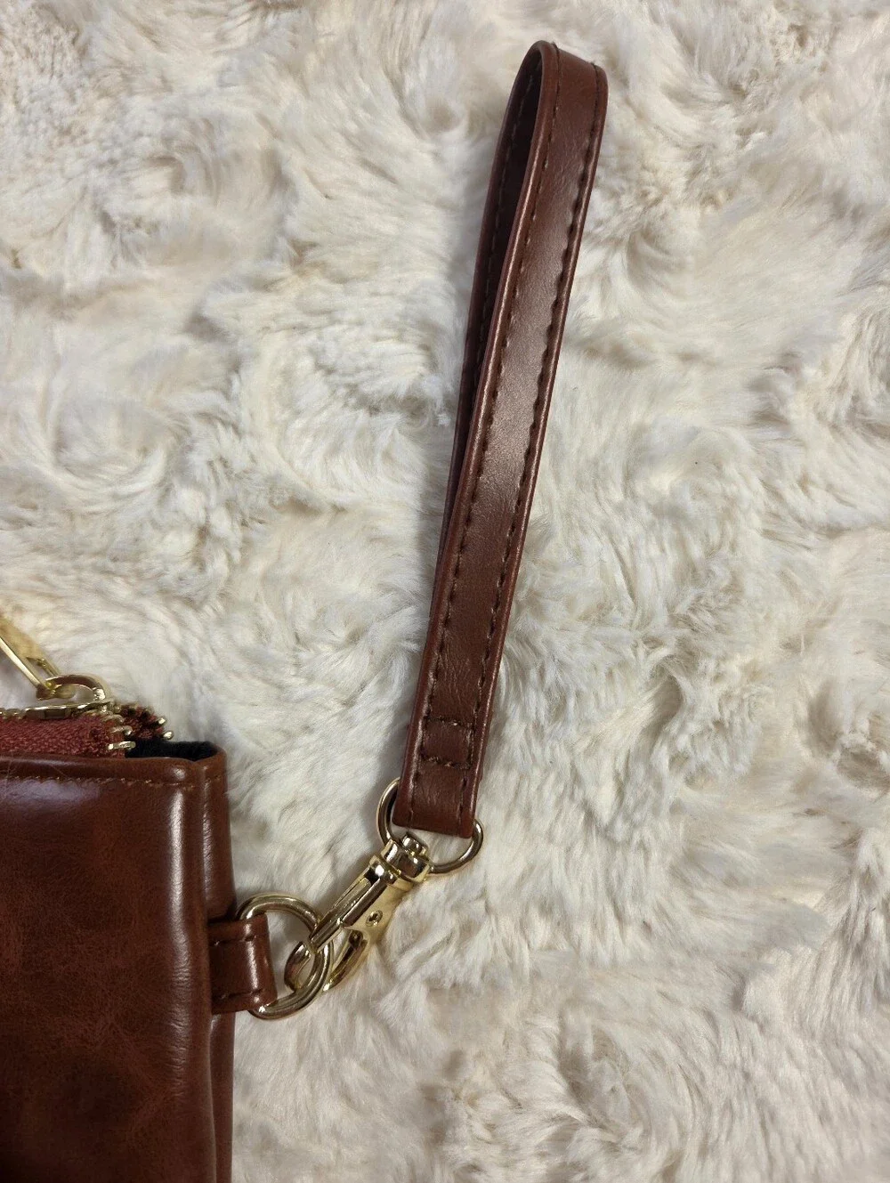 Funky Monkey - Faux Leather Wristlet Clutch